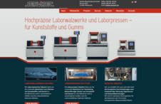 Maschinenbau Website CMS